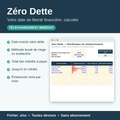 Zéro Dette — Plan de remboursement de dettes