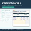 Objectif Épargne — Suivi d'objectifs d'épargne