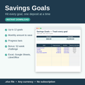 Savings Goals — Savings Tracker