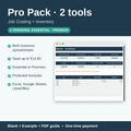 Pro Pack — Job Costing + Inventory